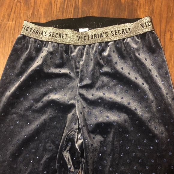 Victoria’s Secret Blue Velour Leggings - Picture 4 of 8